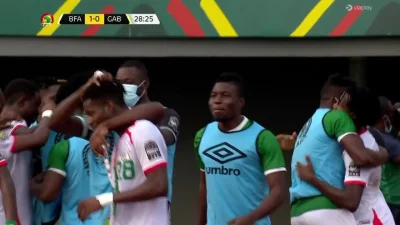 WHlTE - Burkina Faso 1:0 Gabon - Bertrand Traoré 
#pna2022 #caf #golgif #Mecz
