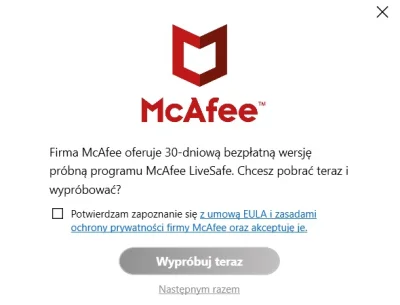 pansiano - #komputery #kiciochpyta #mcafee

Jakiś pomysł jak wyłączyć wyskakujące o...