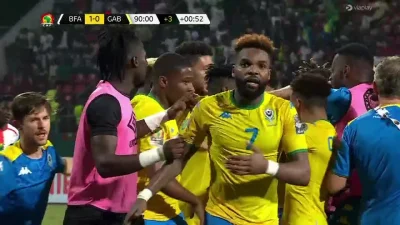 WHlTE - Burkina Faso 1:[1] Gabon - Bruno Ecuele Manga 
#pna2022 #caf #golgif #mecz