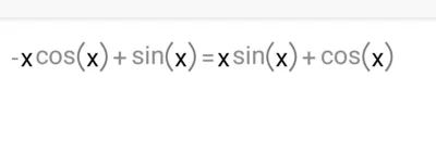 dongio - Czy lewe wyrażenie równa się prawemu?
Oba są wynikami całki z x*sin(x)dx
#ma...