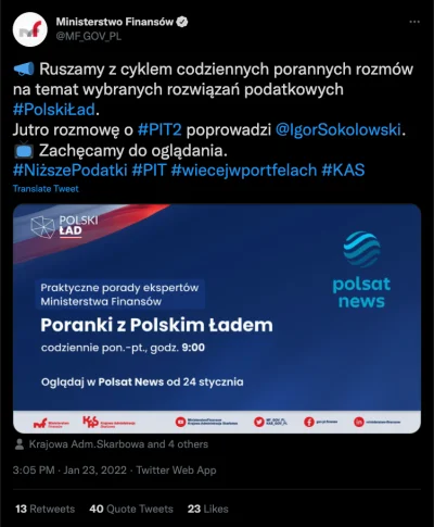 kezioezio - Tymczasem na Polsat News, codzienny program dedykowany Polskiemu Ładowi, ...