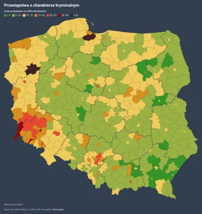 Matt_888 - Przestępstwa o charakterze kryminalnym w Polsce.

Interaktywna mapa: htt...