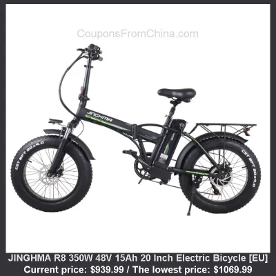 n____S - JINGHMA R8 350W 48V 15Ah 20 Inch Electric Bicycle [EU]
Cena: $939.99 (najni...
