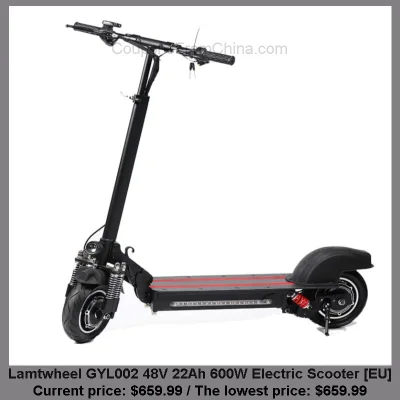 n____S - Lamtwheel GYL002 48V 22Ah 600W Electric Scooter [EU]
Cena: $659.99 (najniżs...