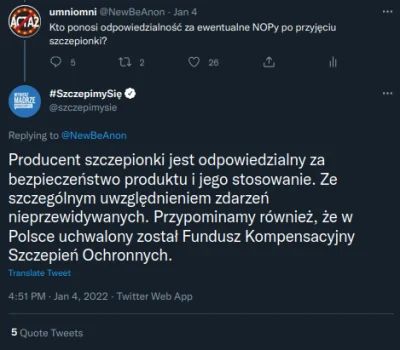 E.....r - Profil "szczepimysie" prowadzony przez Centrum Informacyjne Rządu wprowadza...