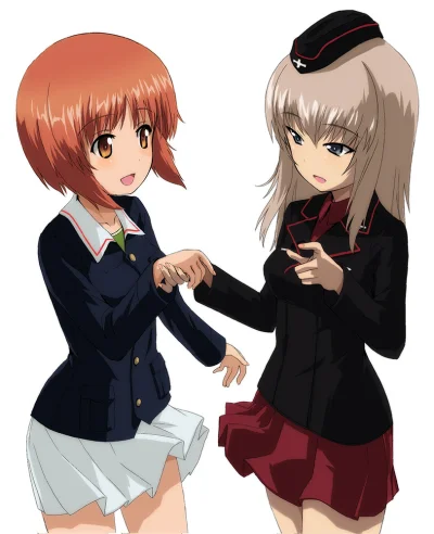 l.....f - (｡◕‿‿◕｡)
#randomanimeshit #girlsundpanzer #mihonishizumi #erikaitsumi #sch...