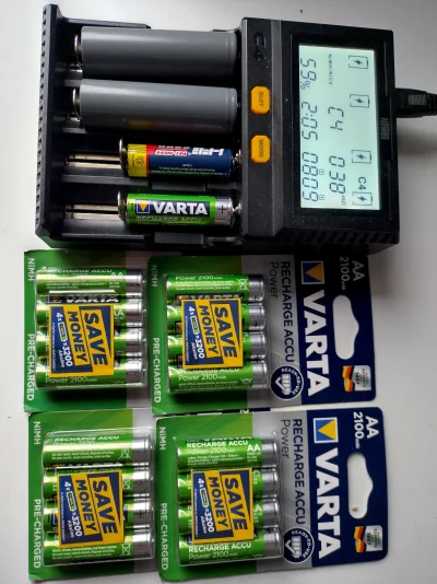 ruffio - W weekend udało mi się kupić okazyjnie akumulatory Varta 2100 ready2use. RW ...