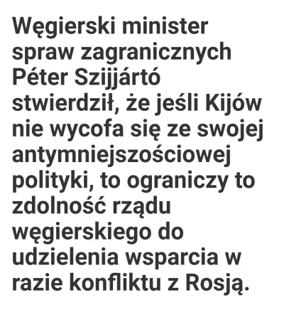 waro - Nasi węgierscy "bracia" również wystawiają Ukrainę na sprzedaż.

#ukraina