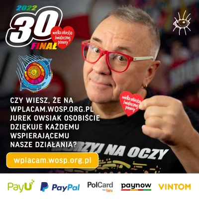 fundacjawosp - ❤ Już w najbliższą niedzielę w całej Polsce i na świecie zagra 30. Fin...