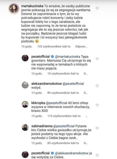 detrow - Pezet wyzywa swoich fanów na social mediach, ponieważ nie są zadowoleni z se...