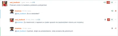 krzemas - Miałem taką hipotezę, że wykopki od hejtowania policji to patusy i przestęp...