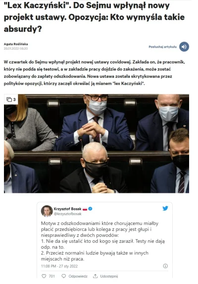 27er - Dzizas, ta ustawa to kwintesencja "prawa" tworzonego przez PIS.
1) Zero podst...