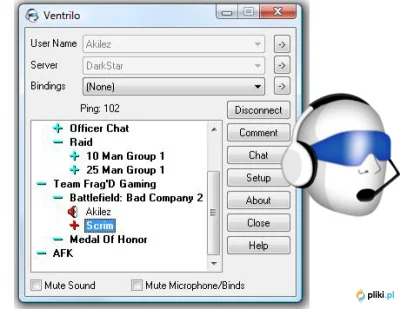 DivooN - Jest tu ktoś kto też spędził setki godzin na #ventrilo? Ja ciupałem na 2.4.1...