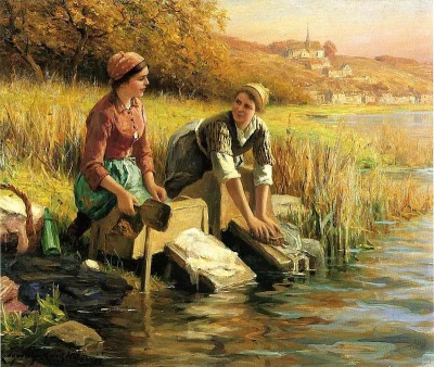 dhaulagiri - Daniel Ridgway Knight
Kobiety piorące

#sztuka #art #obrazy #malarstwo