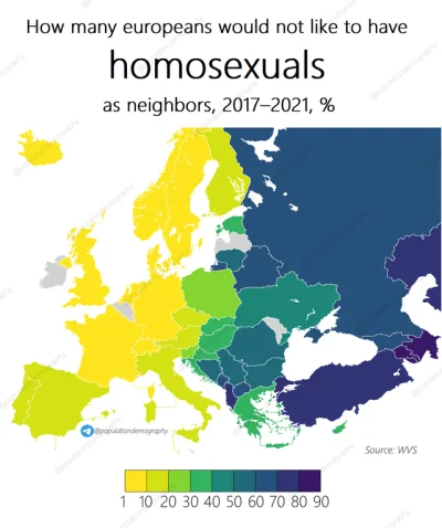Greensy - Homofobia w Europie

Dane z Polski to chyba z dużych miast typu Gdańsk i ...