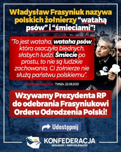 ZolniezMordoru - Sprawę o to że jest nie roochana założyła żona tego pana co pluje na...