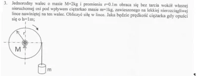 Preacher123 - Czy w tym zadaniu przy obliczaniu prędkości tego ciężarka z zasady zach...