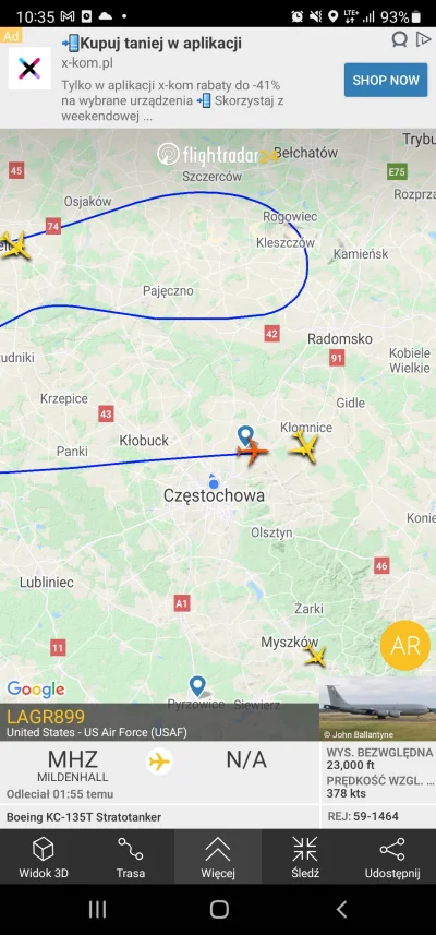 komar251 - #czestochowa #flightradar24 

Co to za patrol