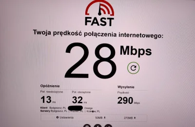 Enso_ - Internet światłowodowy 1Gbps w Orange w Toruniu. Mogę liczyć na wykop efekt, ...