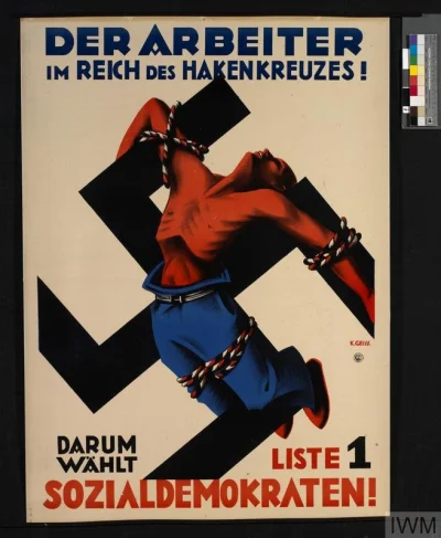 Karp_Molotow - Plakat polityczny Socjaldemokratycznej Partii Niemiec z 1932r. "Oto ro...