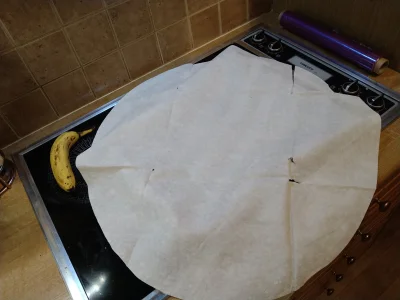 mielonkazdzika - Ale kupilem gigantyczny turecki placek (ʘ‿ʘ) (stary banan dla skali)...
