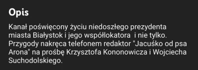 p.....0 - ,,na prośbę Krzysztofa Kononowicza i Wojciecha Suchodolskiego'' XDDD ciekaw...