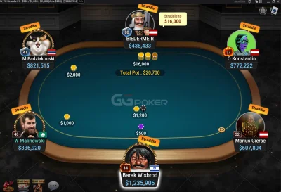 zydokomuchogej - na gg poker aktualnie graja prawdziwe high stakes #poker :O