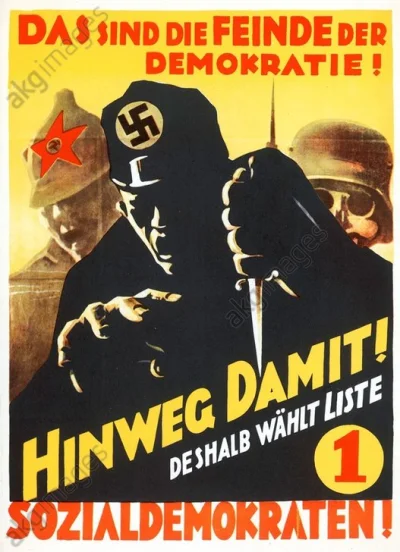 Karp_Molotow - Plakat polityczny Socjaldemokratycznej Partii Niemiec z 1930r. "To są ...