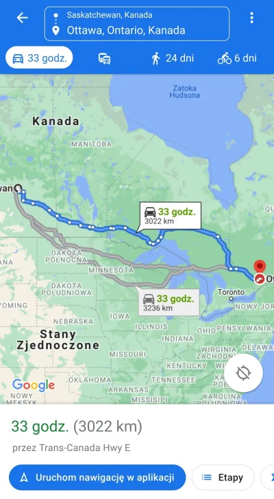 covid_duck - Do Ottawy mają skromne 3000 km do przejechania xD