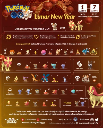 G47IX - Lunar New Year w Pokémon GO!
#pokemongo