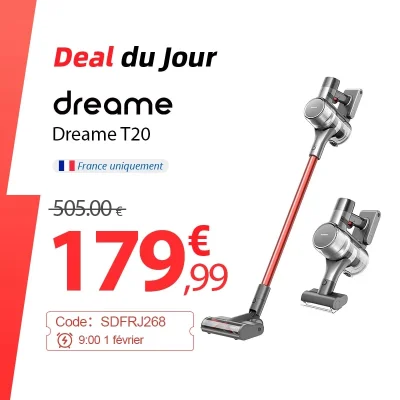 duxrm - Wysyłka z magazynu: PL
Dreame T20 Vacuum Cleaner
Cena z VAT: 201,84 $
Link...