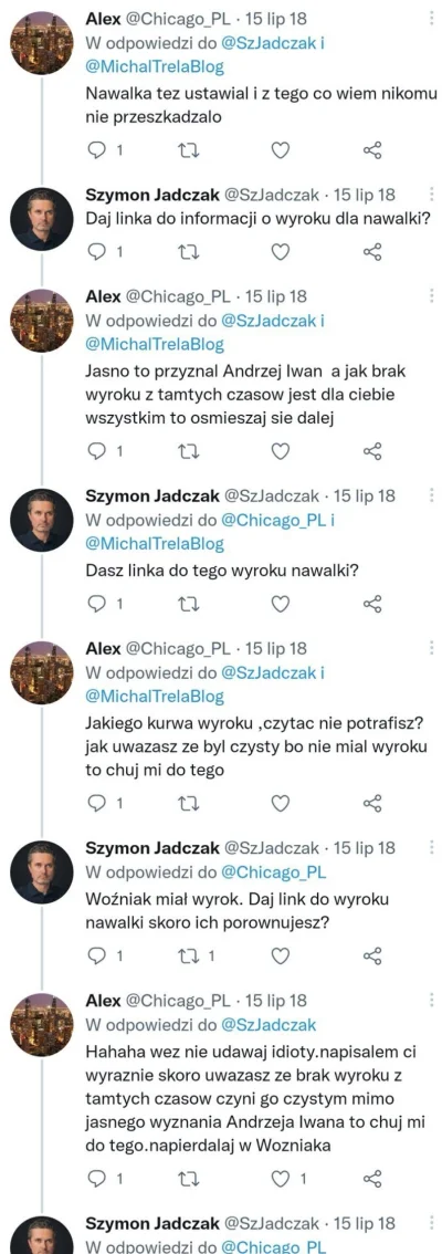 zajebotka - Pan Jadczak był w formie
Ciekawe dlaczego zmieniło się jego zdanie że wyr...