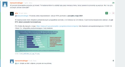 hansschrodinger - Tymczasem dzieci w Polsce już w maju 2021 w 40 procentach miały prz...