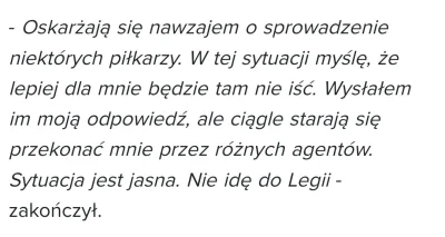 Milanello - 24-letni Rumuński piłkarz tłumaczy, dlaczego nie pójdzie do Legii. Nie są...