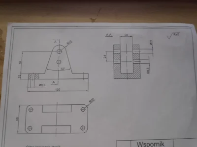 smutnylizak - Umiałby ktoś narysować ten rysunek w rzucie aksonometrycznym (3D) bo ma...