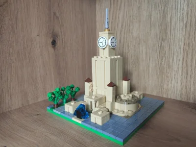 JackBauer - Udało się zrobić Pałac Kultury z mojego jak na razie ubogiego zasobu lego...