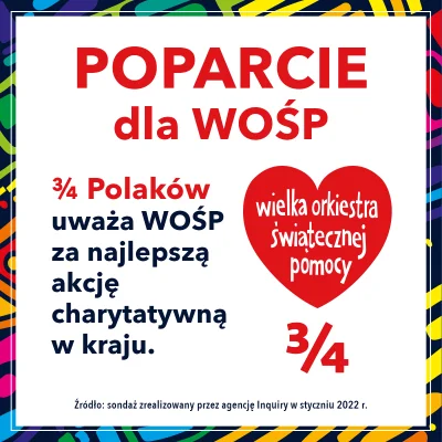 fundacjawosp - ❤️ 89% Polaków planowało czynnie zaangażować się w 30. Finał WOŚP!

...