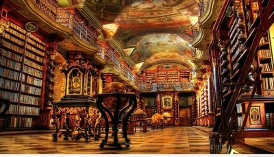 iterazwchodzejacalynabialo - @Borealny: Ja lubię widok ich biblioteki (Clementinum Na...