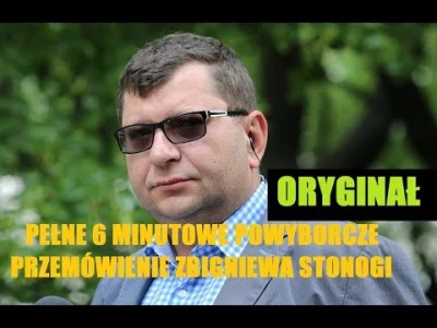 m.....s - Standardowo. Zbyszek Stonoga miał rację. A ludzie i tak będą glosować tam g...