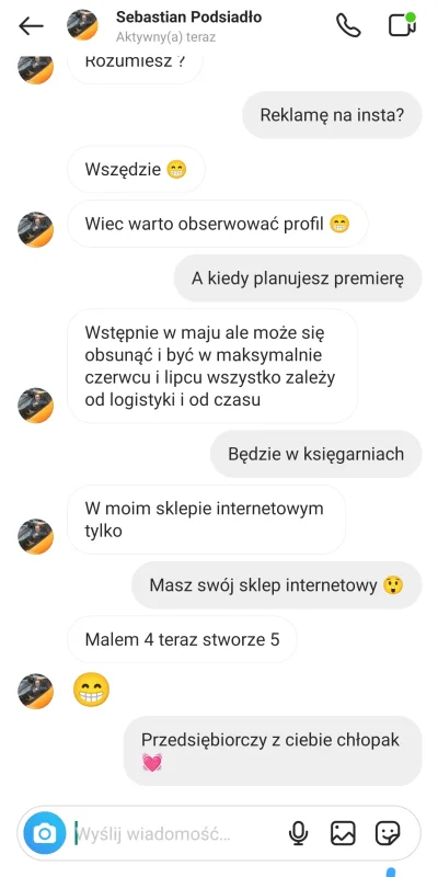 Koleszkaleszka - Gość miał cztery sklepy internetowe piąty zakłada, a ty co? Dalej an...