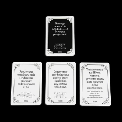 RedSensej - Oto #mogging w wykonaniu gry "Karty Dżentelmenów". Skoro nawet talia kart...