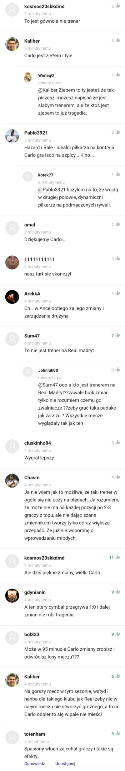 chokysrocky - Piękne są te komentarze 
#mecz #realmadryt #pilkanozna