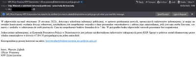 CesarzPolski - Nawet policja nie chce się podzielić informacjami i jeszcze chcą moje ...