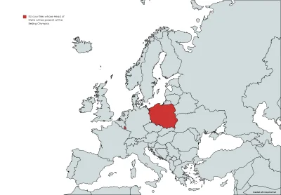 lewoprawo - Kraje EU, których głowy państwa poleciały na igrzyska w Pekinie
#ciekawo...