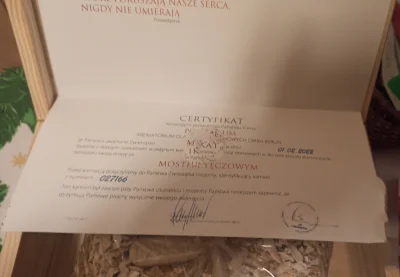 NieJedynaNaWykopie - @NieJedynaNaWykopie: i certyfikat, tak, pod nim prochy w trocina...