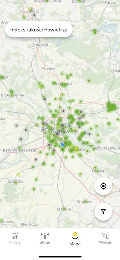 onionspirit - @rzabkatoja: bzdury, Wrocław jest zielony dziś