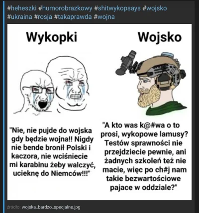 s.....i - > Bo to jest główny problem wykopków. Poczucie wyższości. Jest to wpisane w...