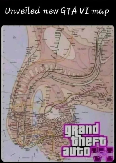 makaronzjajkiem - Nowa mapa do GTA6 zapowiada się ciekawie ( ͡° ͜ʖ ͡°)
#gta #grandth...
