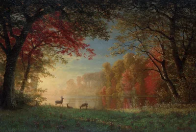 Hrabia_Vik - Jeleń przy jeziorze
Albert Bierstadt
1880-90


#sztuka #art #obrazy...