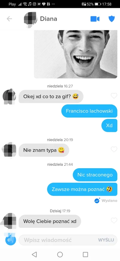 Czikolachowski - Kiedy jesteś taki przystojny, że dupy na tinderze piszą Ci takie tek...